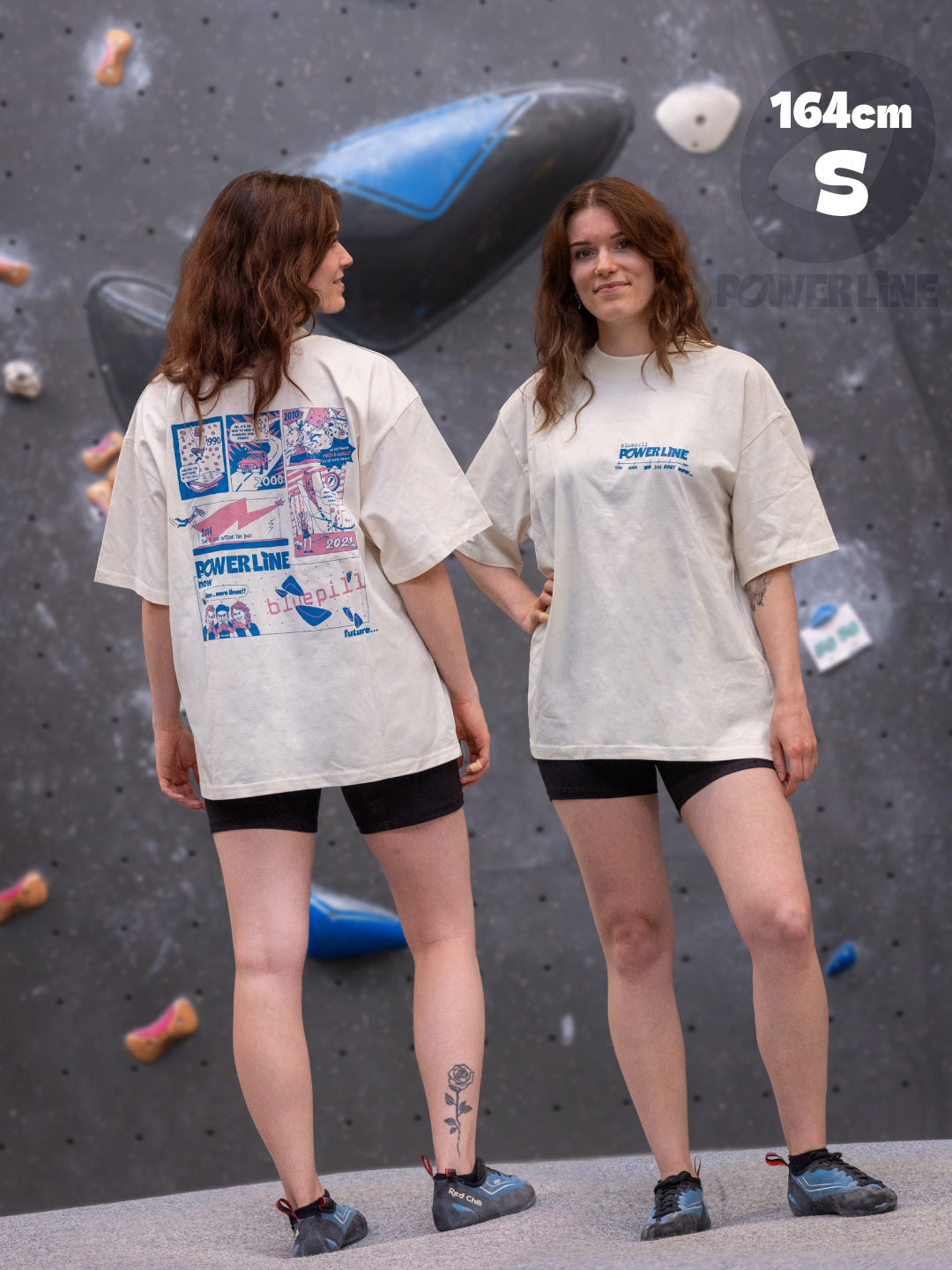 Power Line T-Shirt cream white