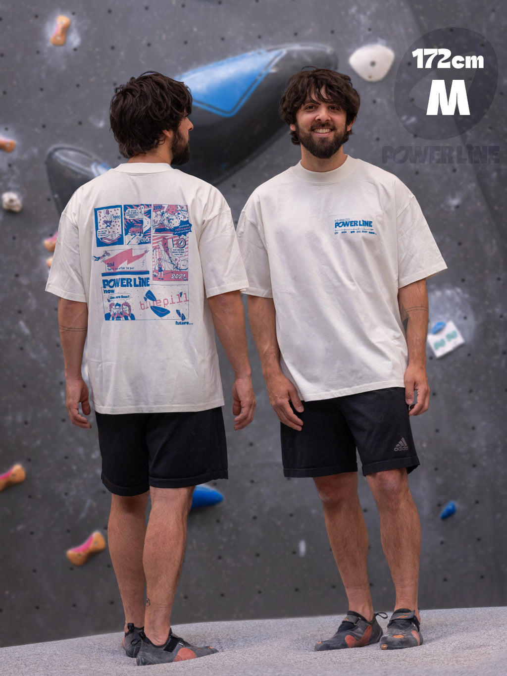 Power Line T-Shirt cream white